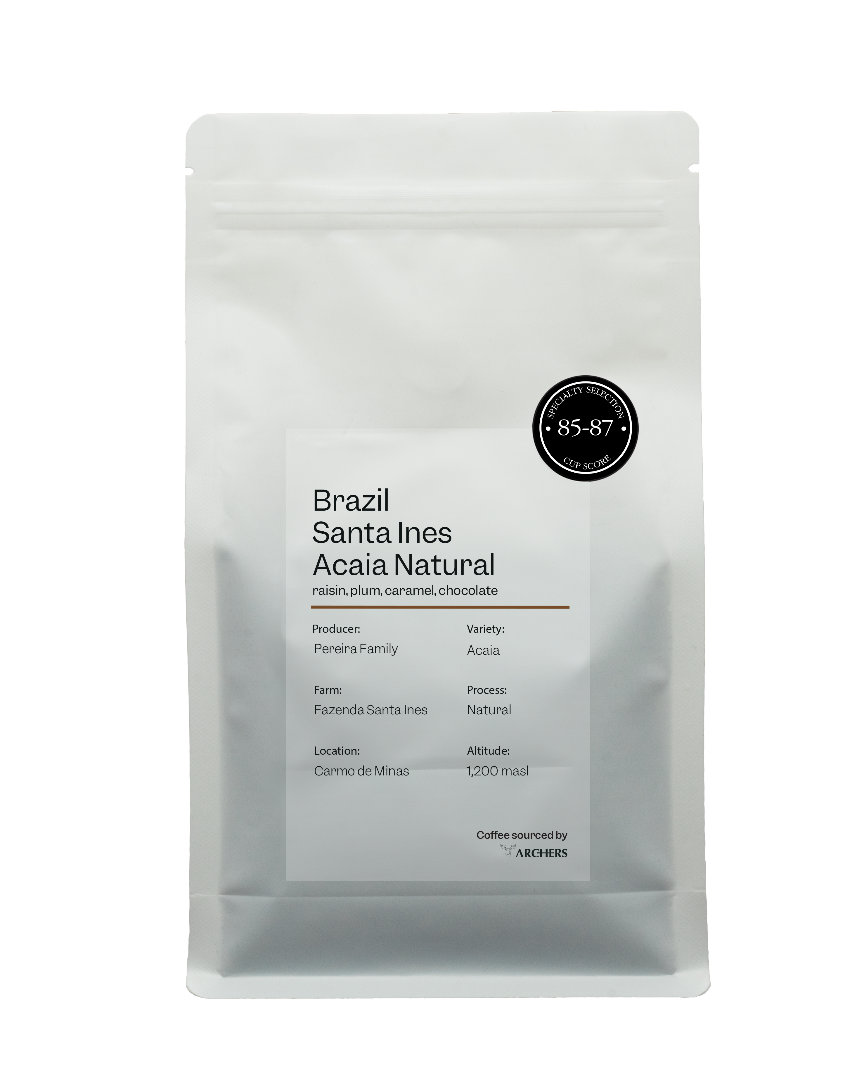 Brazil - Santa Ines, Acaia Natural - Filter Roast