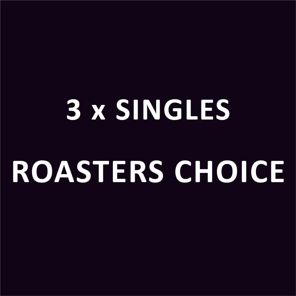 3 X SINGLES - Roasters Choice packshot