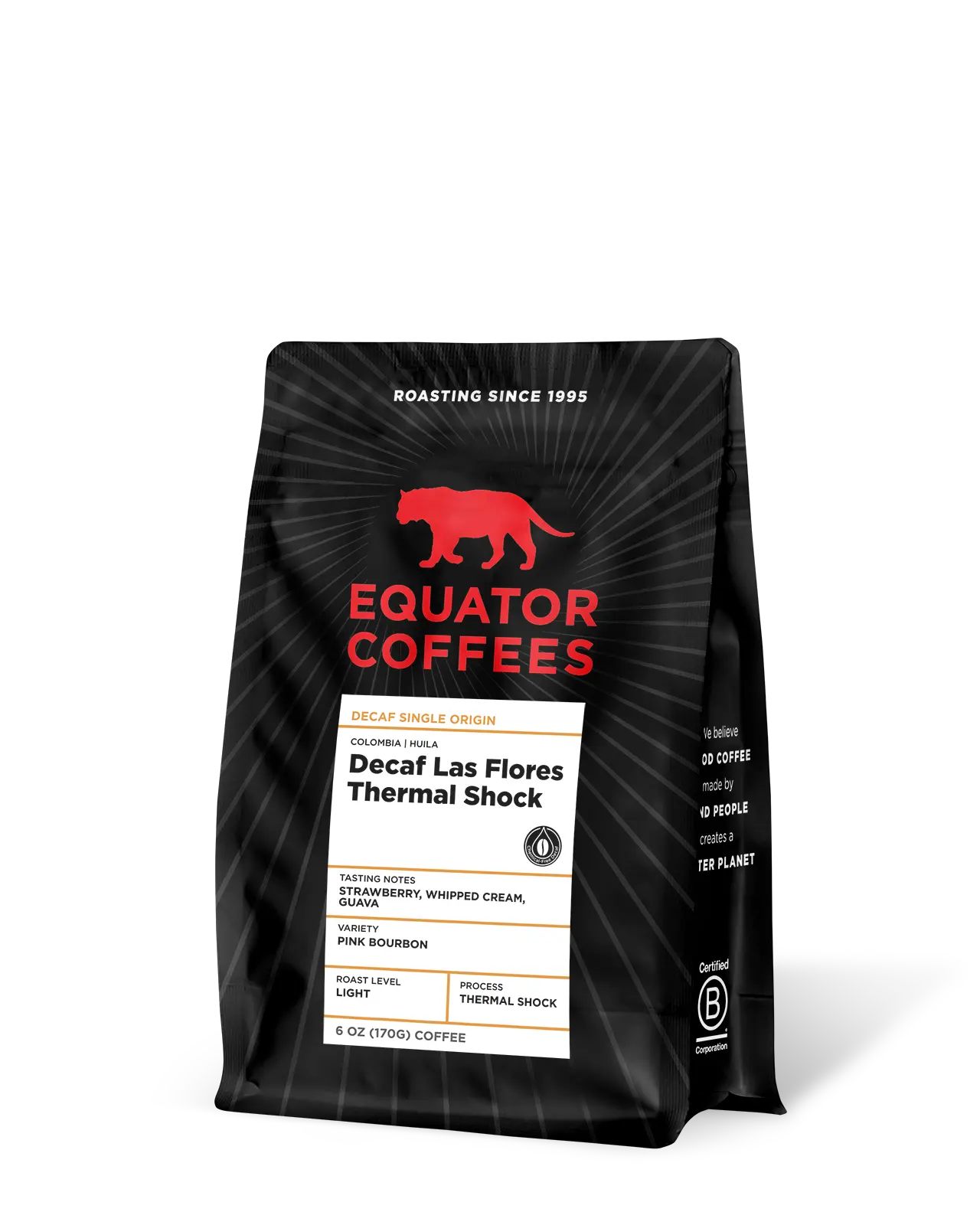 Decaf Colombia Las Flores Thermal Shock packshot