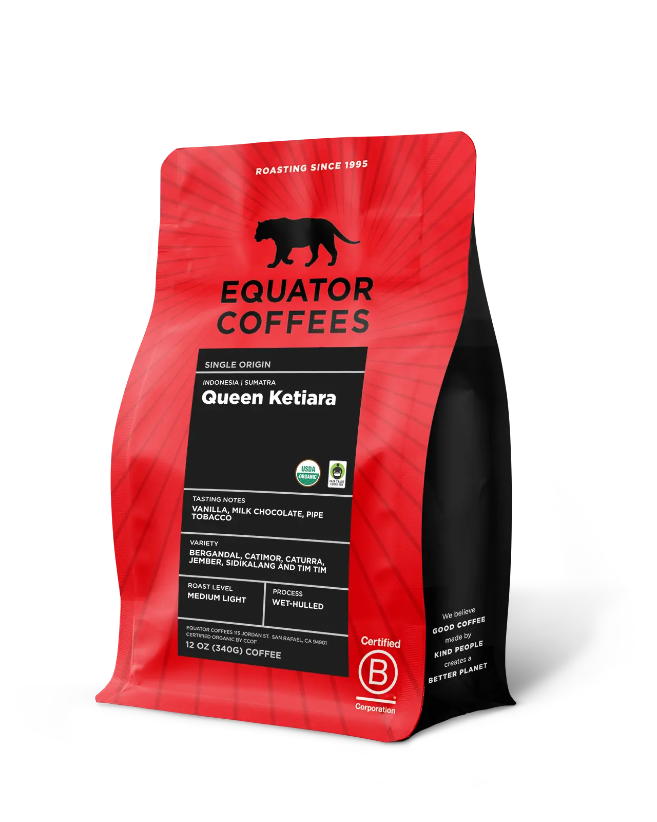 Sumatra Queen Ketiara Fair Trade Organic packshot