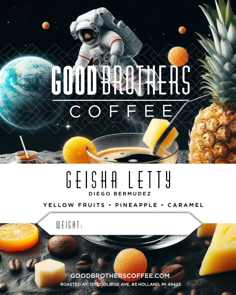 Geisha Letty Diego Bermudez Finca El Paraiso Cauca, Colombia