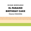 Colombia El Paraiso birthday cake packshot