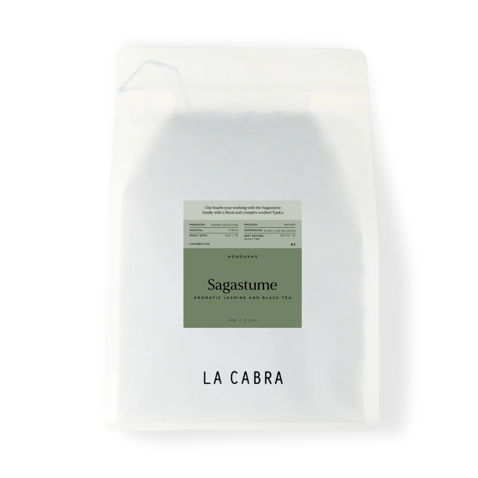 Sagastume Typica packshot