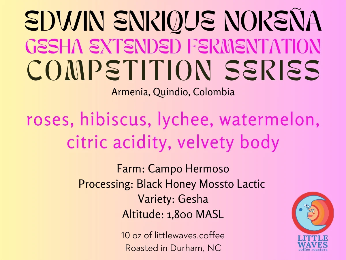 Edwin Enrique Noreña - Black Honey Gesha - Competition Series - Colombia packshot