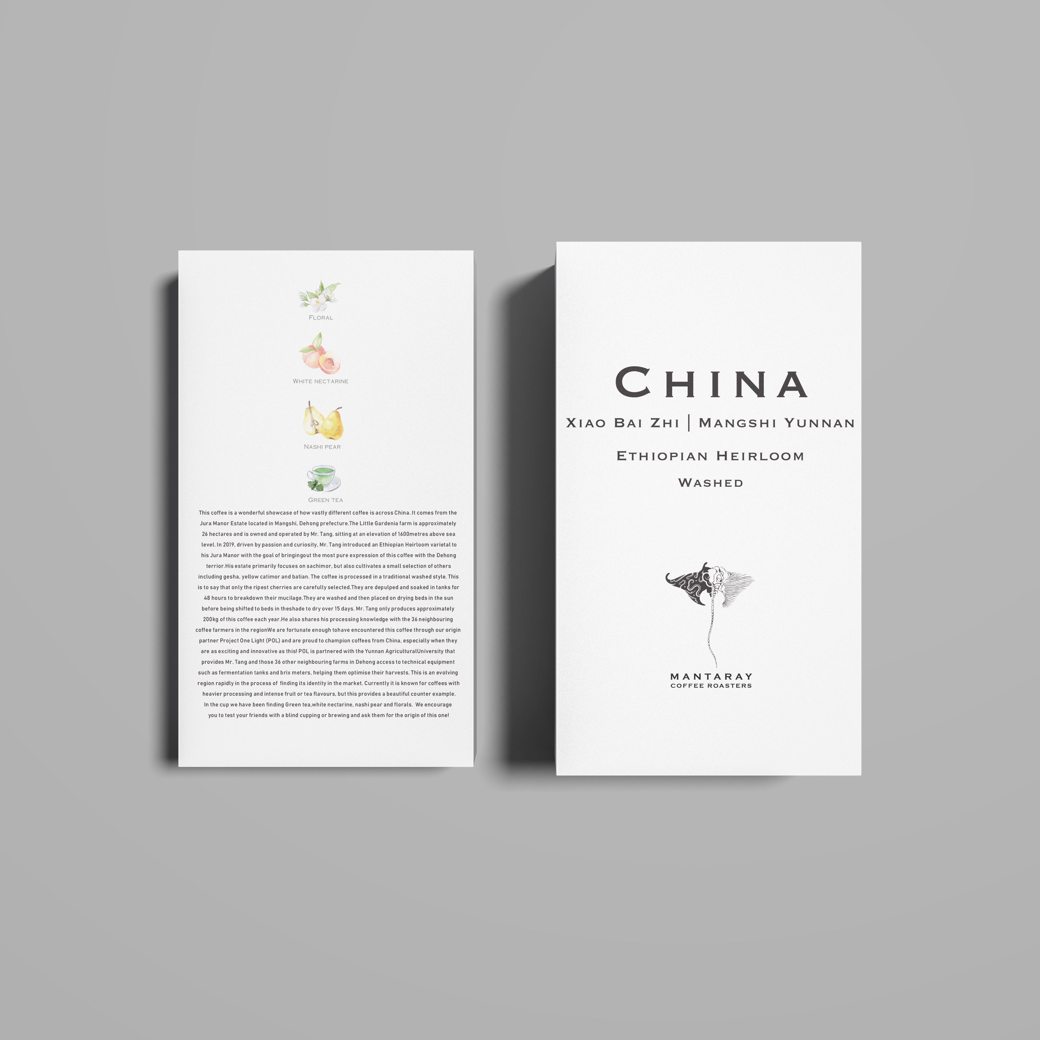 China Xiao Bai Zhi | Mangshi Dehong | Ethiopian Heirloom - Filter