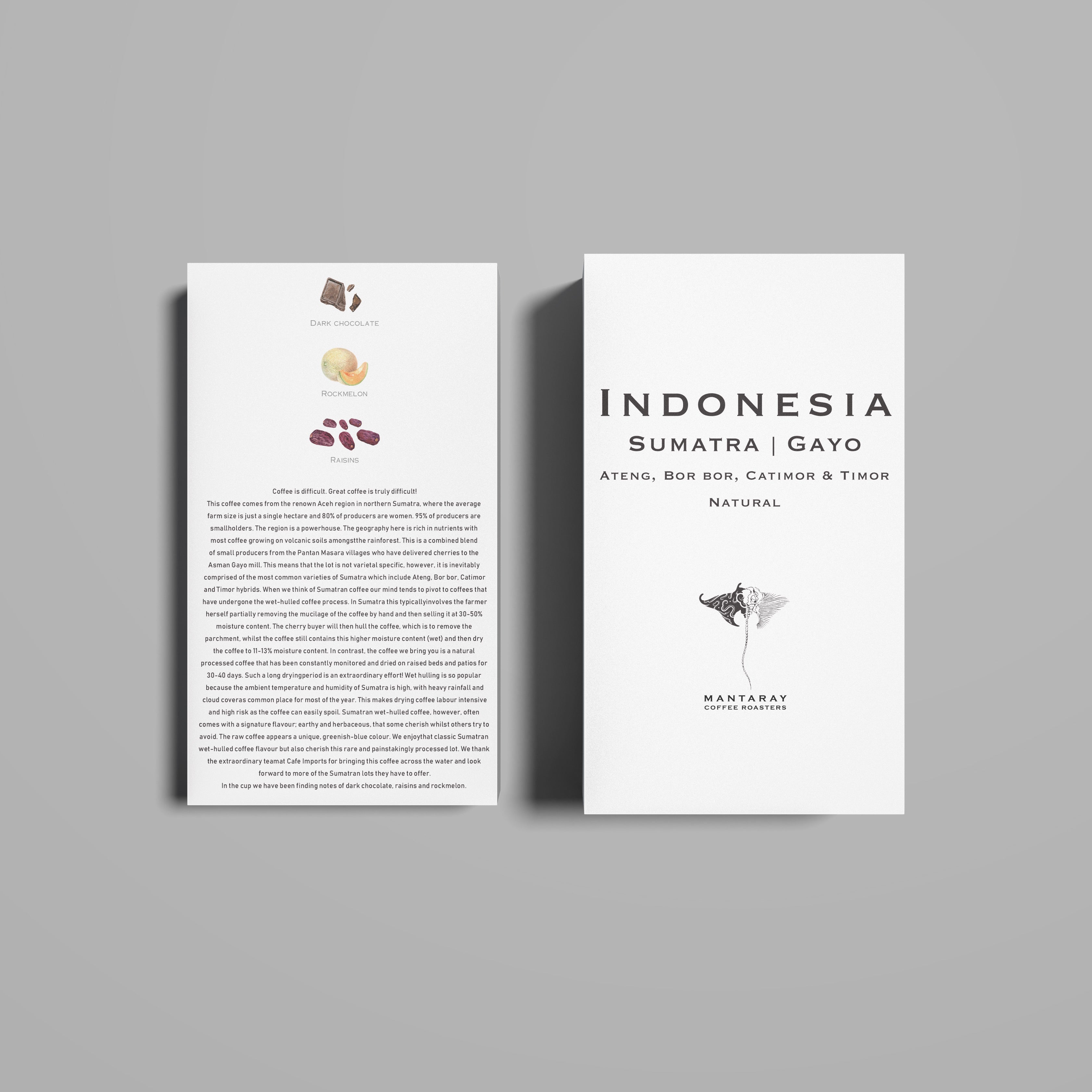 Indonesia Gayo | Sumatra Natural (Single Origin Filter) packshot