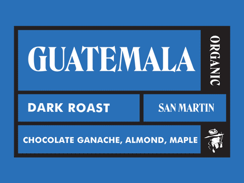 Guatemala San Martin Organic Dark Roast packshot