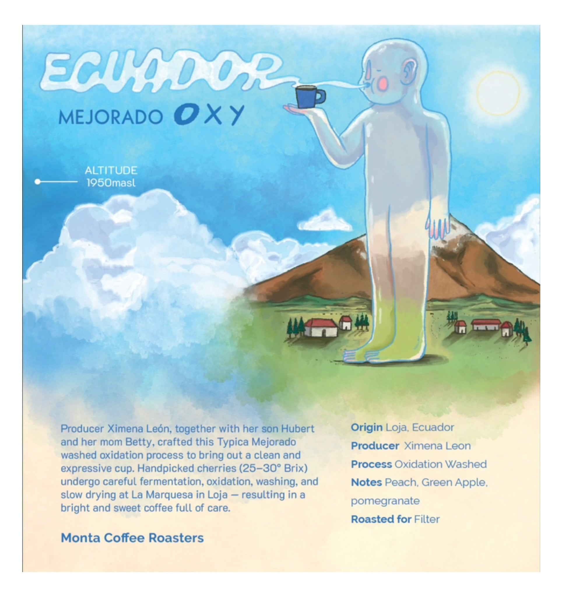 Ecuador - Ximena Leon Mejorado Oxy Washed - Filter packshot
