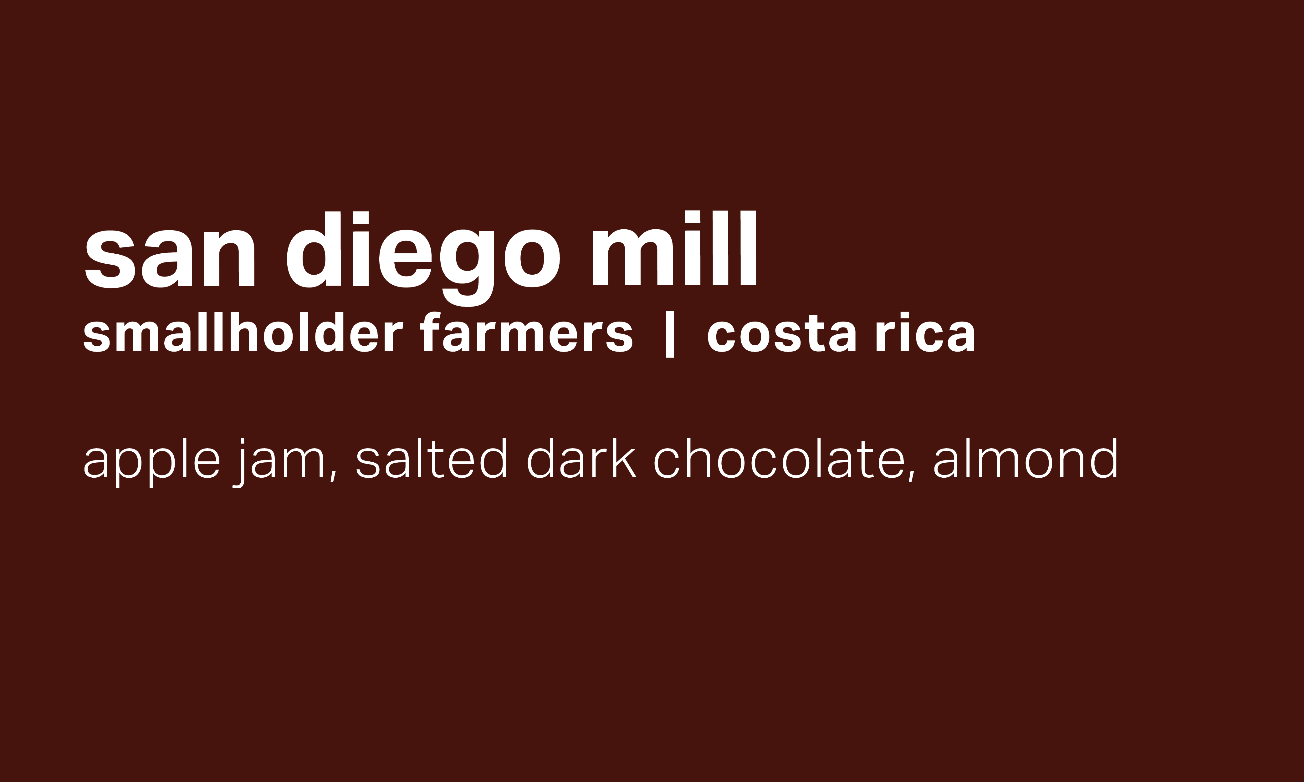 San Diego Mill - Natural Caturra and Catuai - Costa Rica packshot