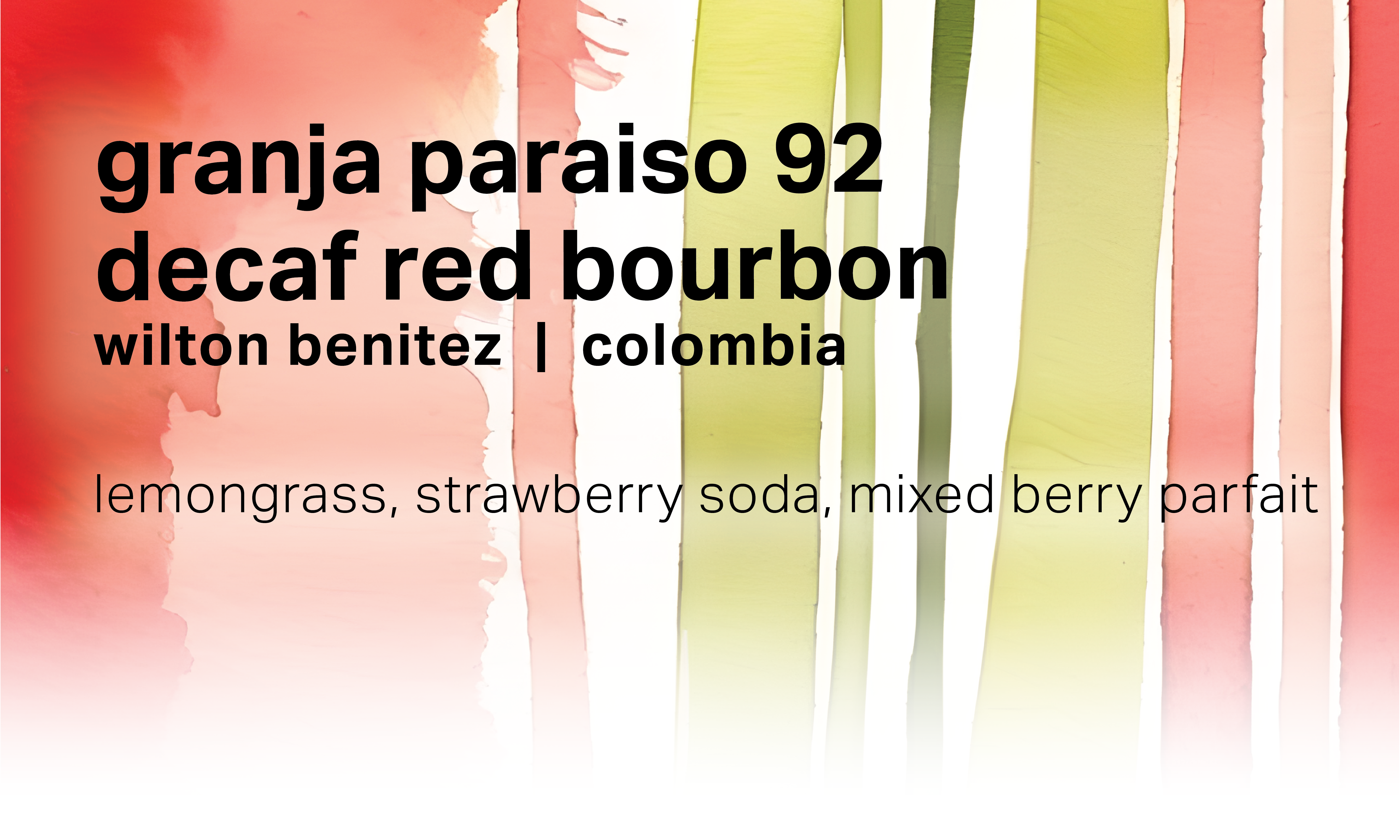 Granja Paraiso 92 Decaf - Colombia packshot
