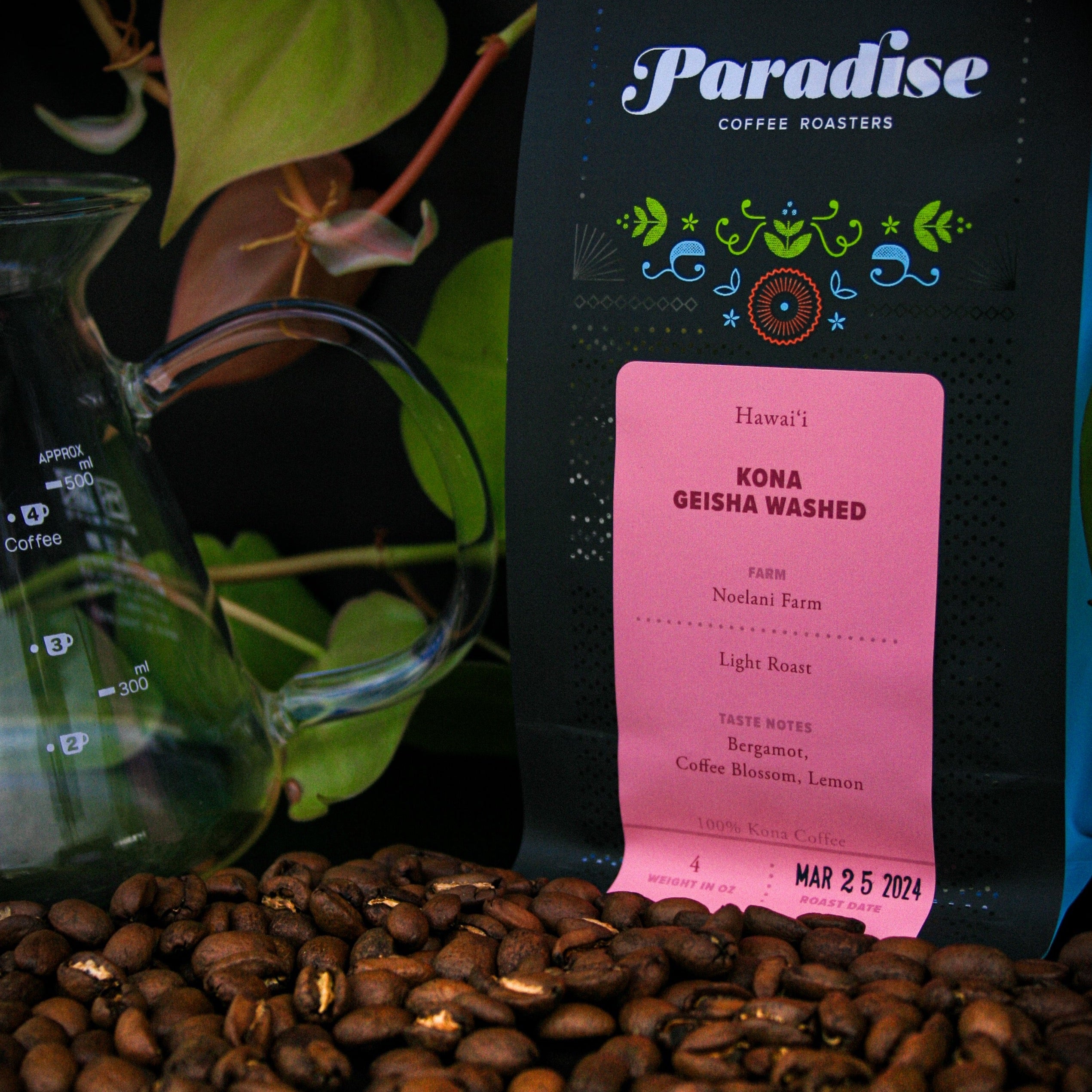 Kona Geisha Washed Light Roast packshot