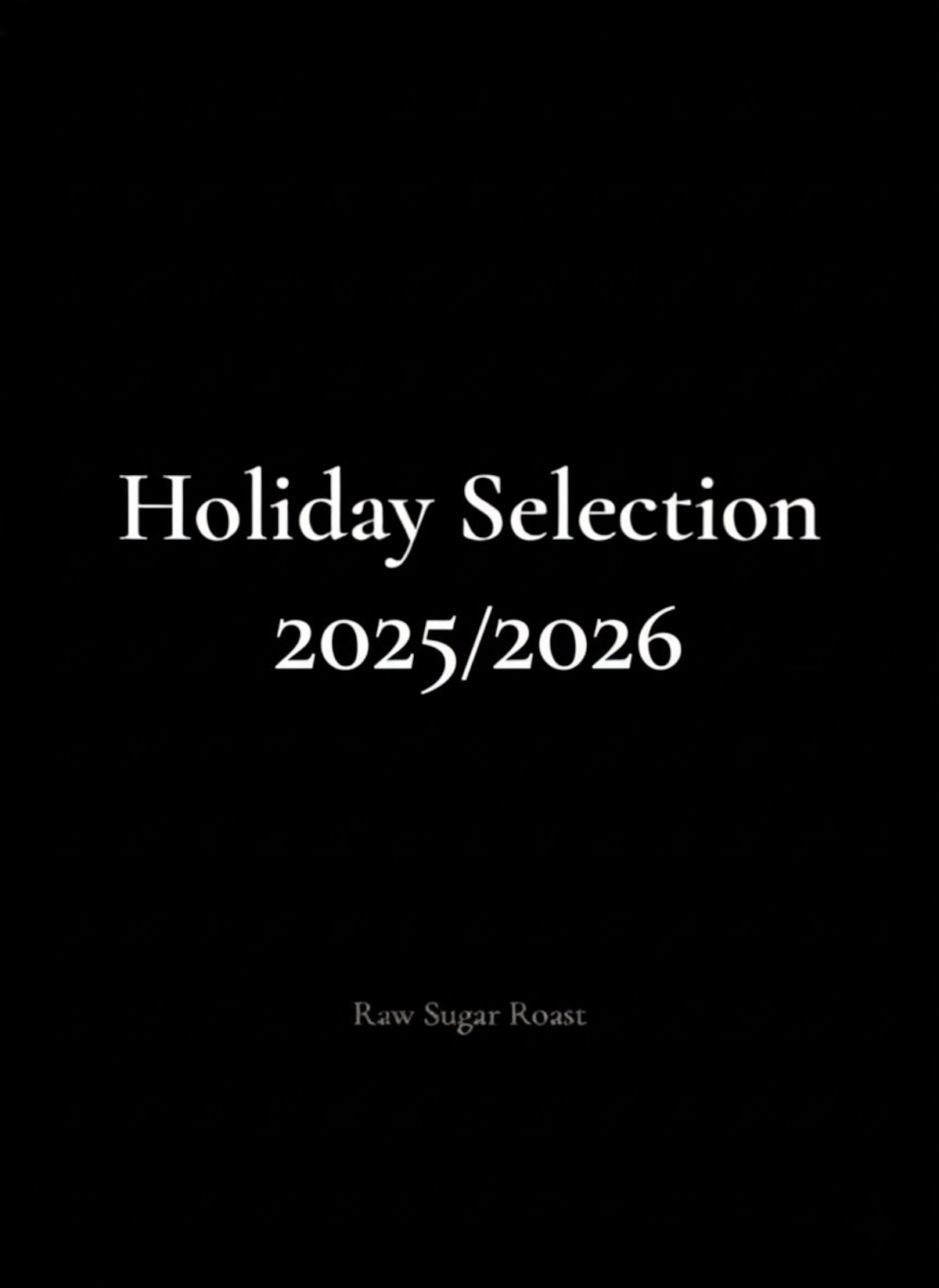 Holiday Selection - 2025/2026 packshot