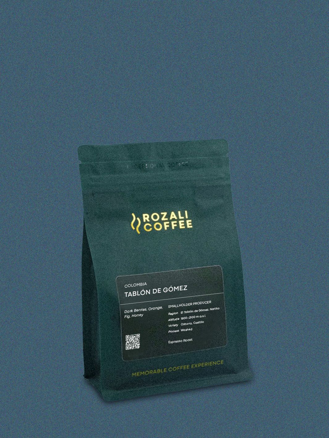 Colombia Washed Espresso – Tablón de Gómez packshot
