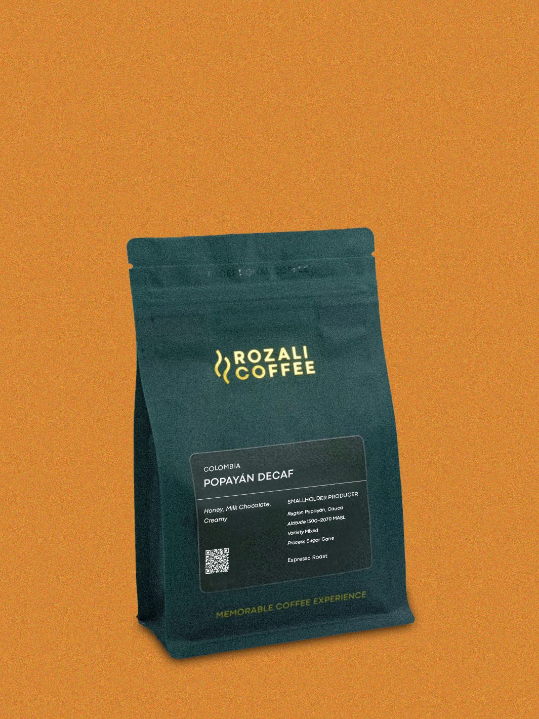 Popayán Decaf - Espresso packshot