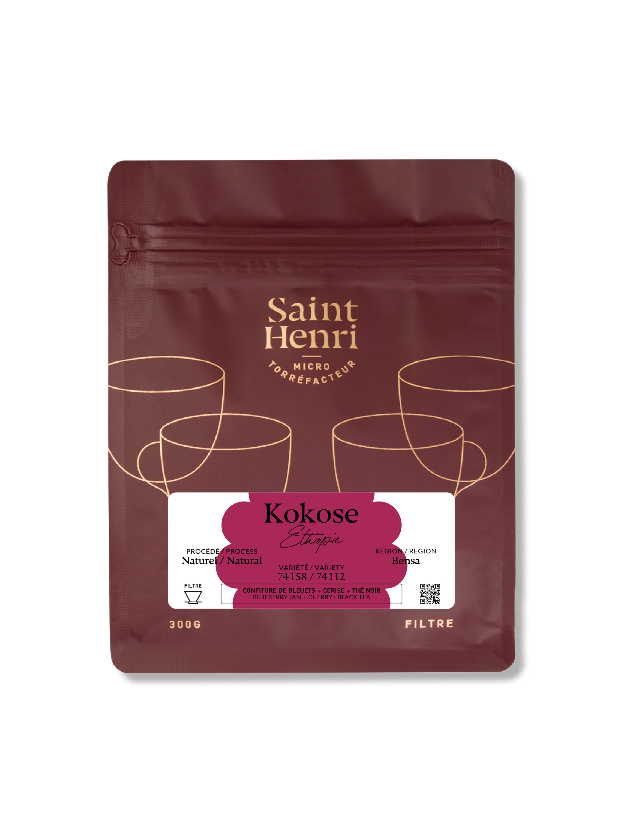 Kokose, Filter packshot