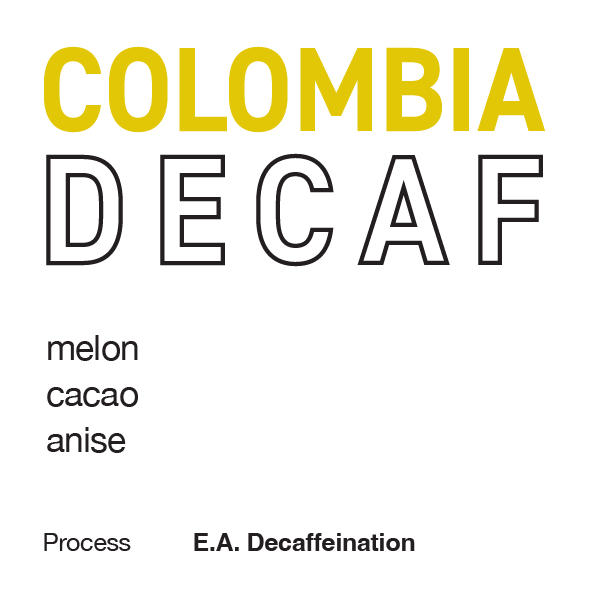 Colombia DECAF packshot