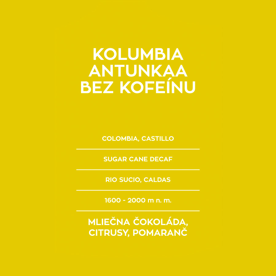 Kolumbia Antunkaa (Decaf) packshot