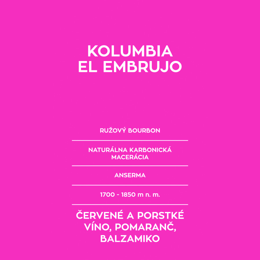 Kolumbia El Embrujo - Filter Roast packshot