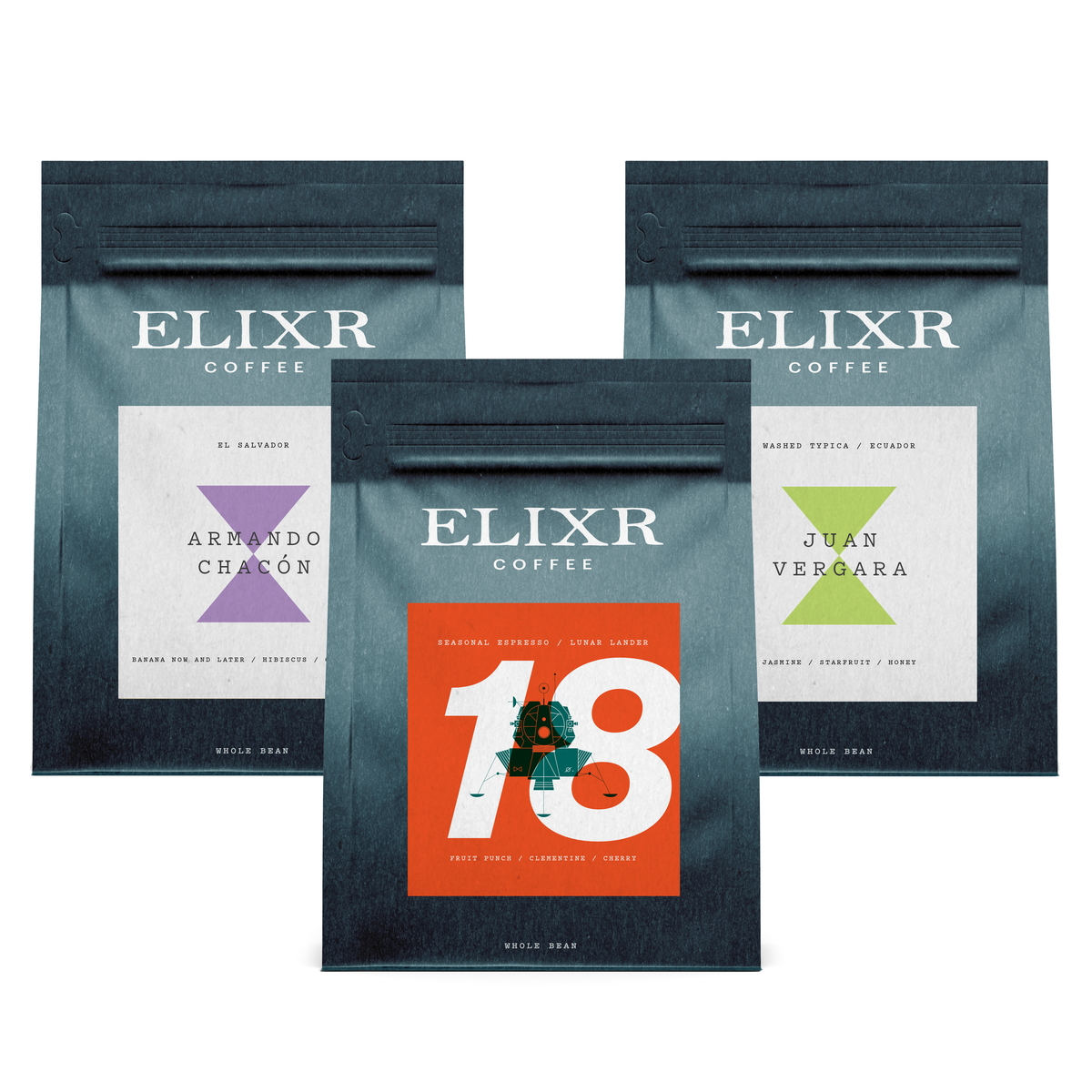 3 Bags of Coffee packshot