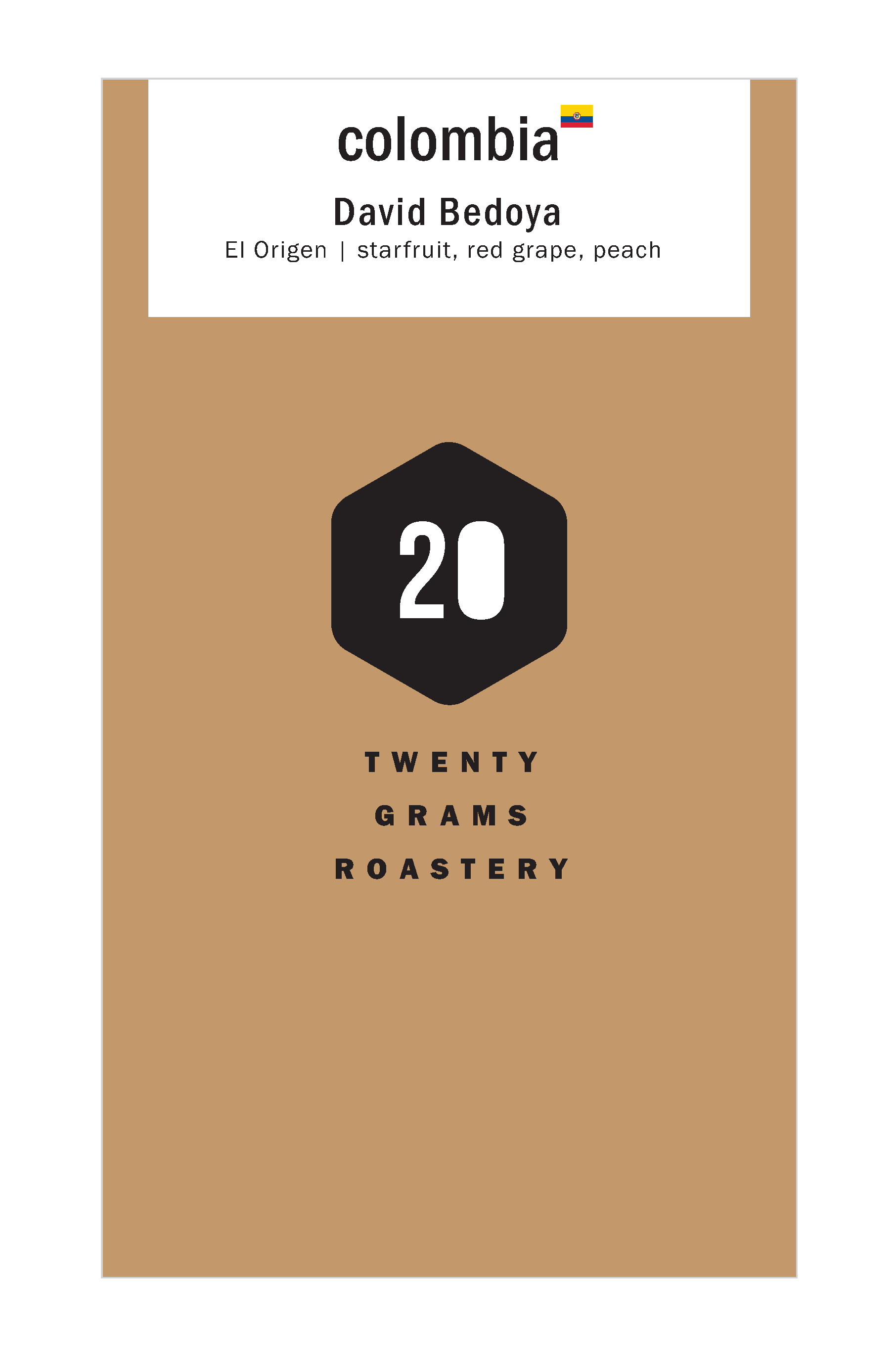 El Origen- Pink Bourbon Red Honey - Espresso packshot