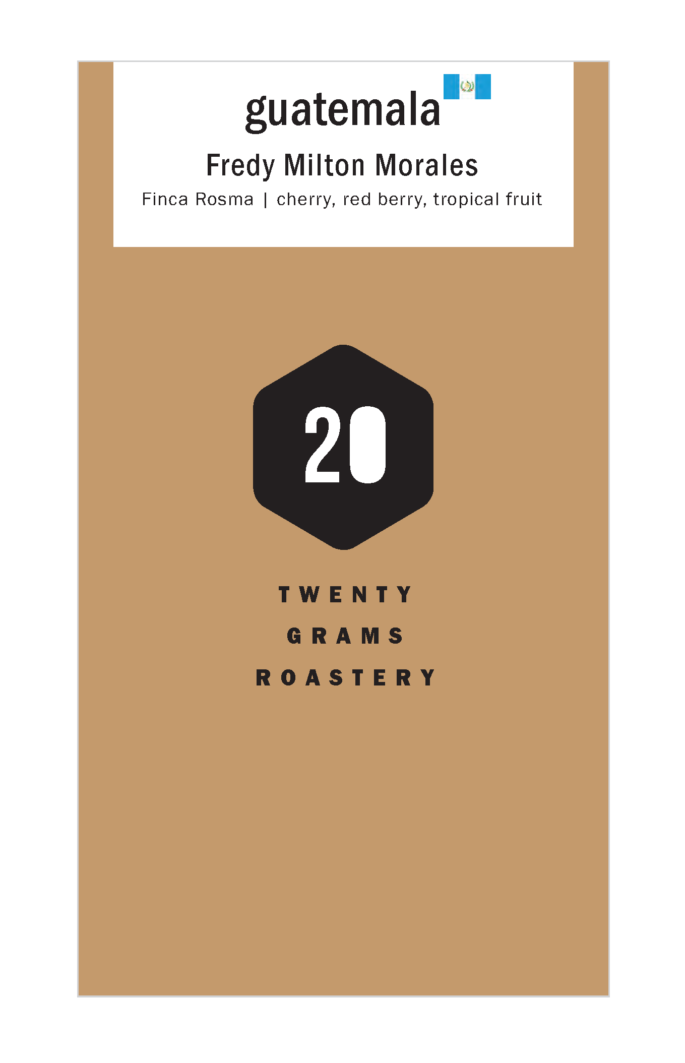 Finca Rosma - Pacamara Natural - Espresso packshot