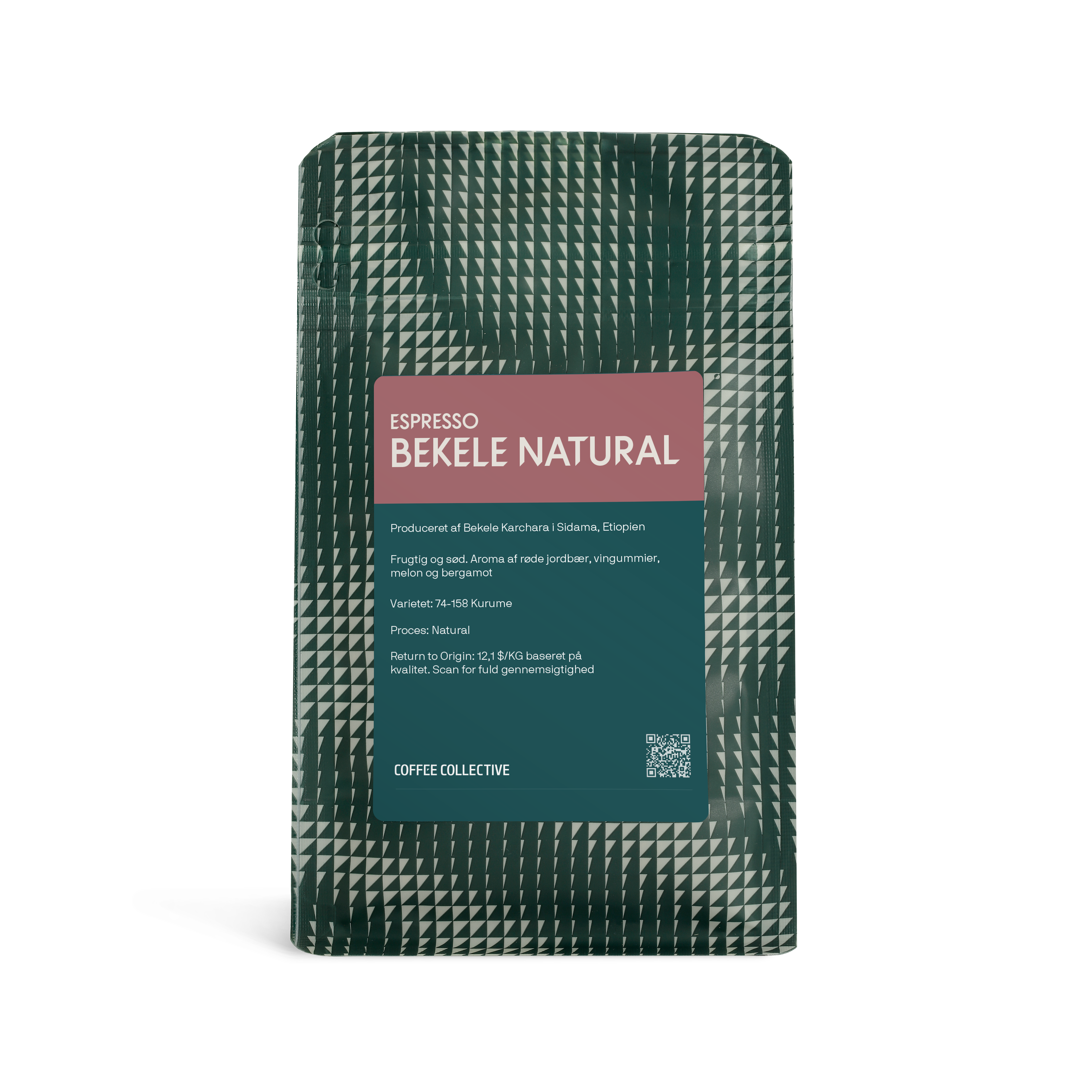 Bekele Natural Espresso packshot