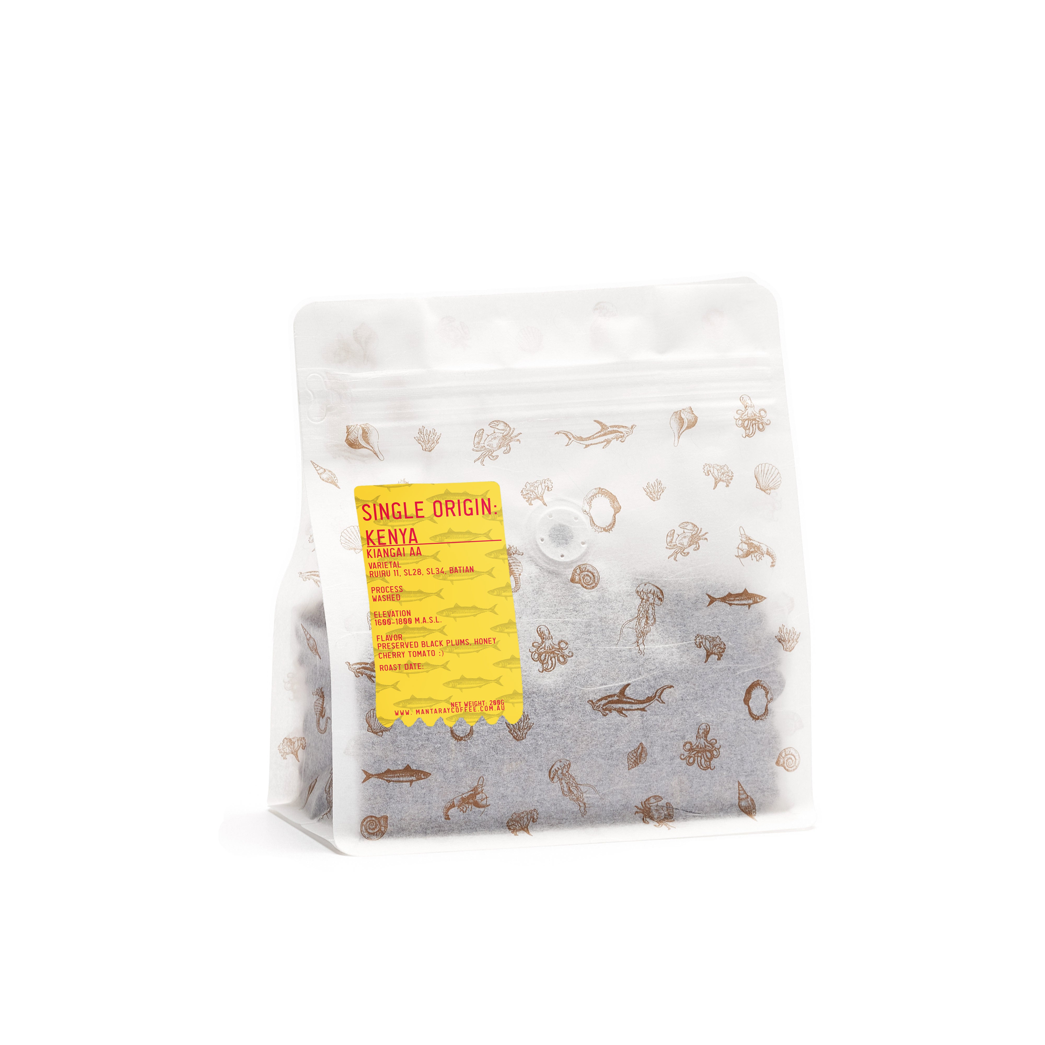 Kenya Kiangai AA Washed (Single Origin Filter) packshot