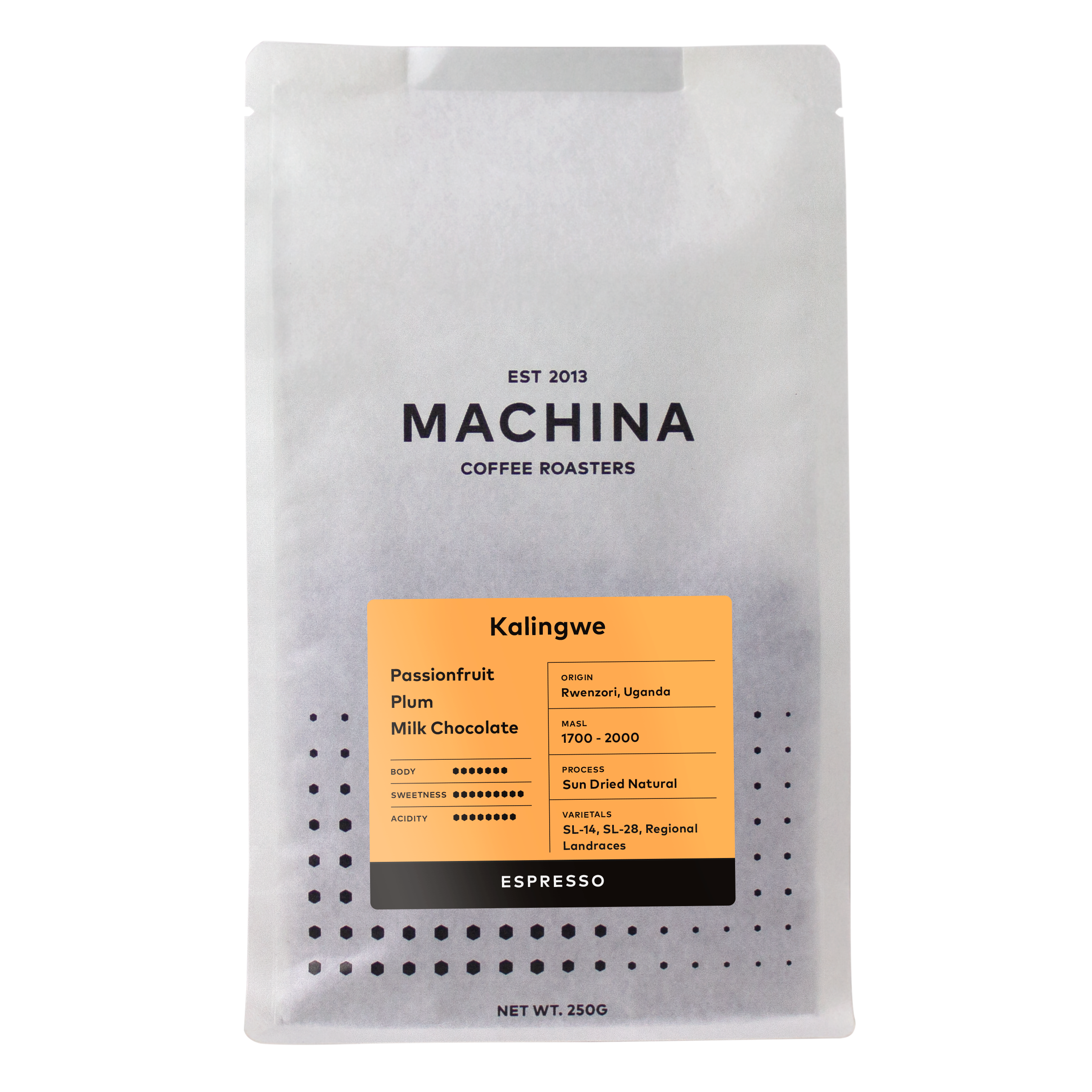 Kalingwe, Uganda - Espresso packshot