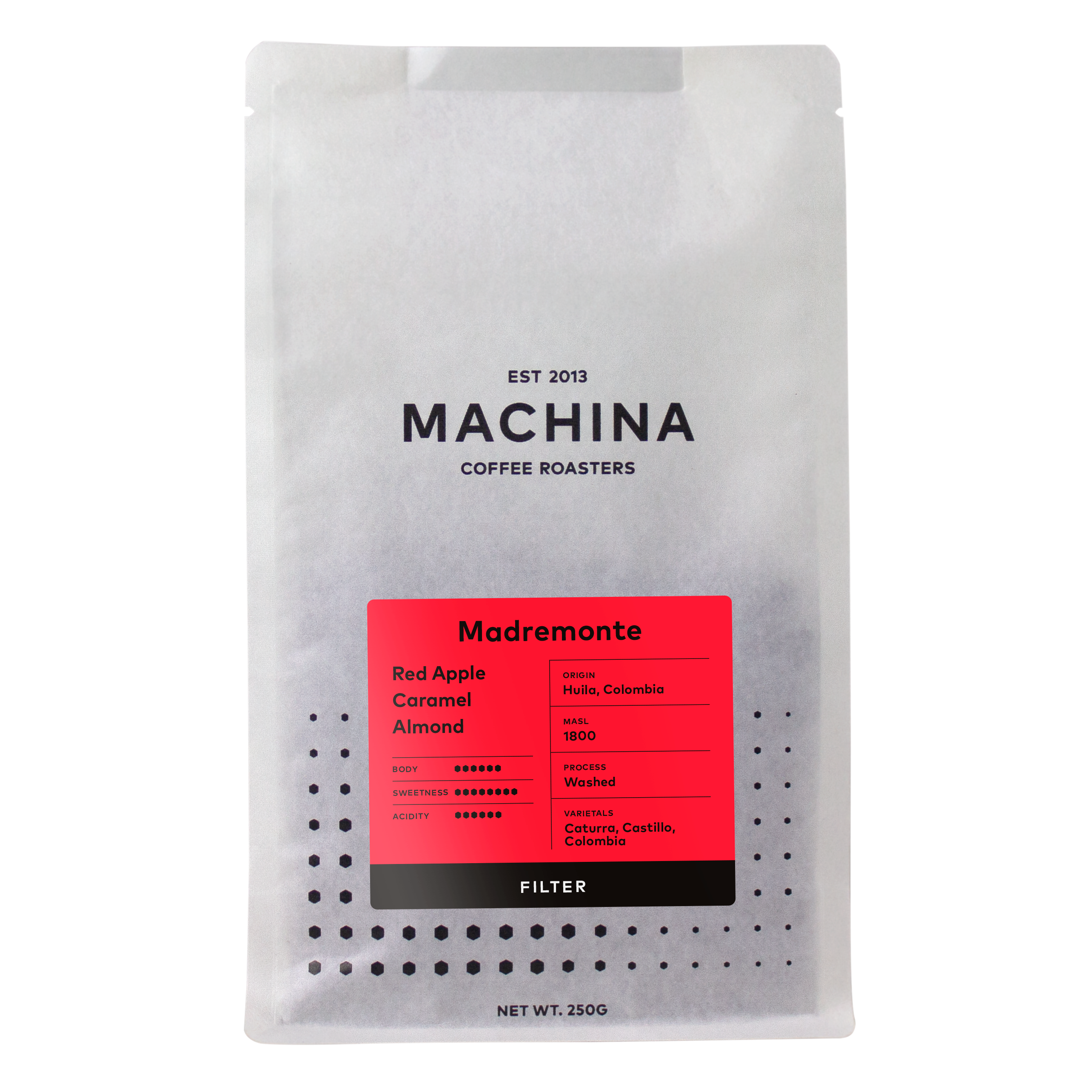 Madremonte, Colombia - Filter packshot