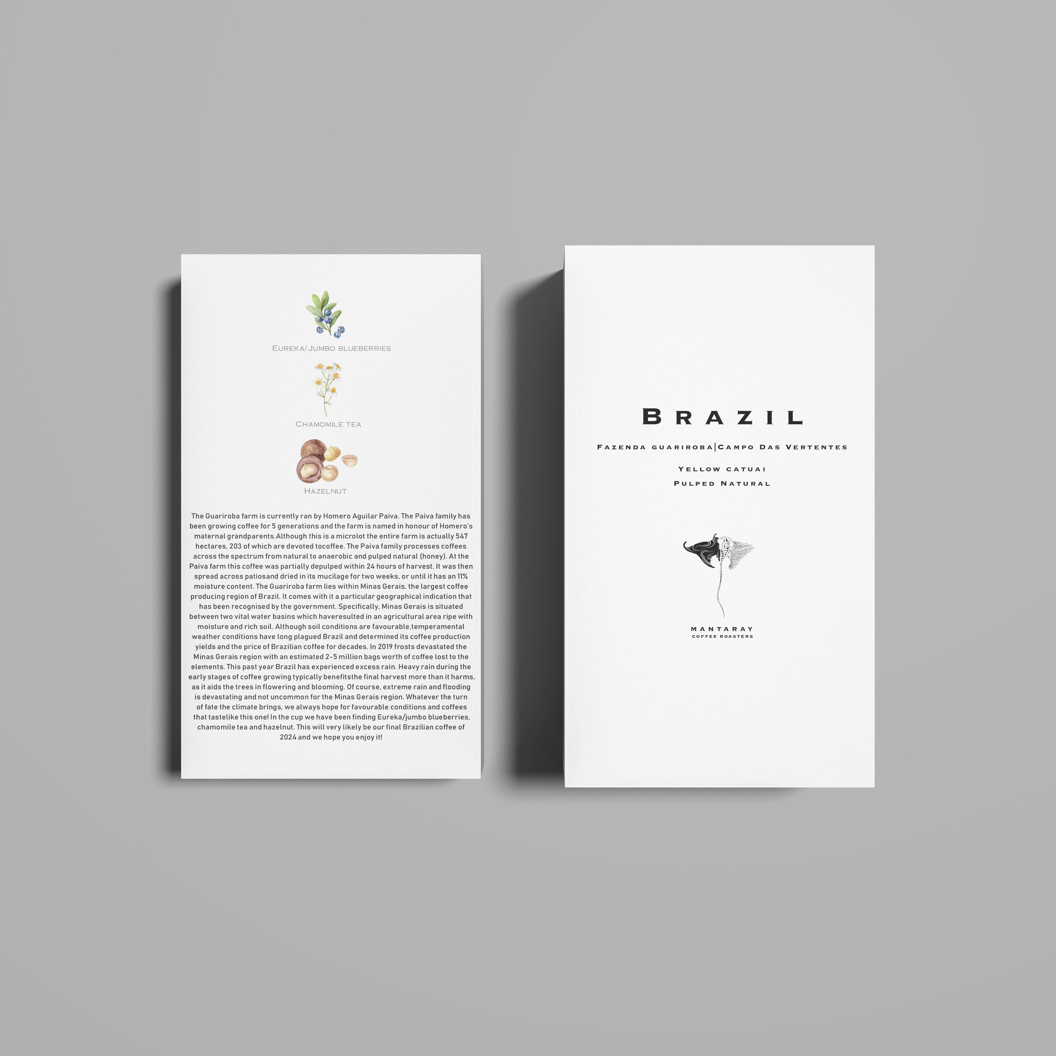 Brazil Fazenda Guariroba| Campo Das Vertentes (Single Origin Filter)