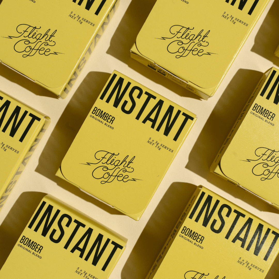 Bomber Specialty Instant Coffee Sachets packshot