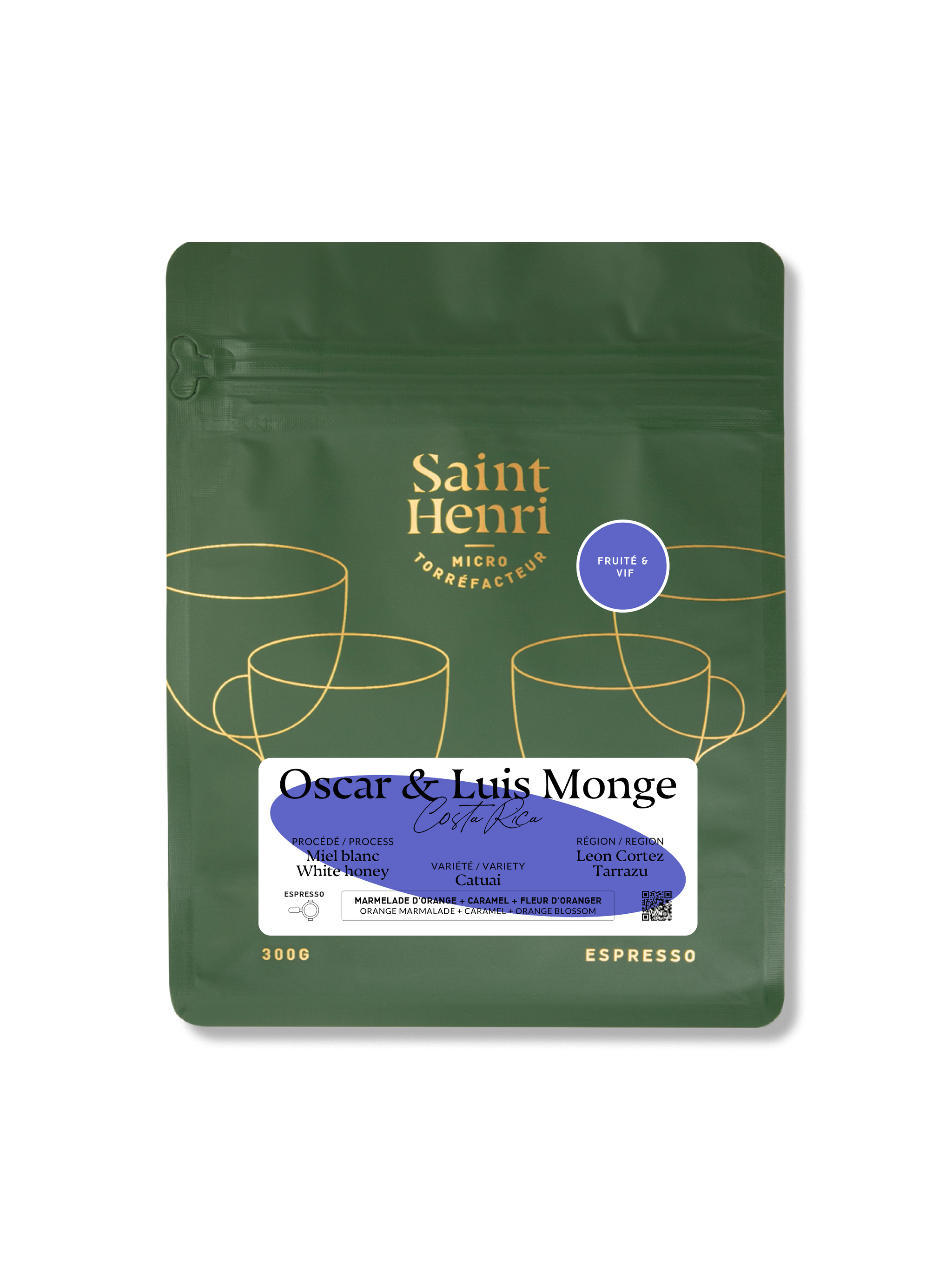 Oscar & Luis monge, espresso packshot