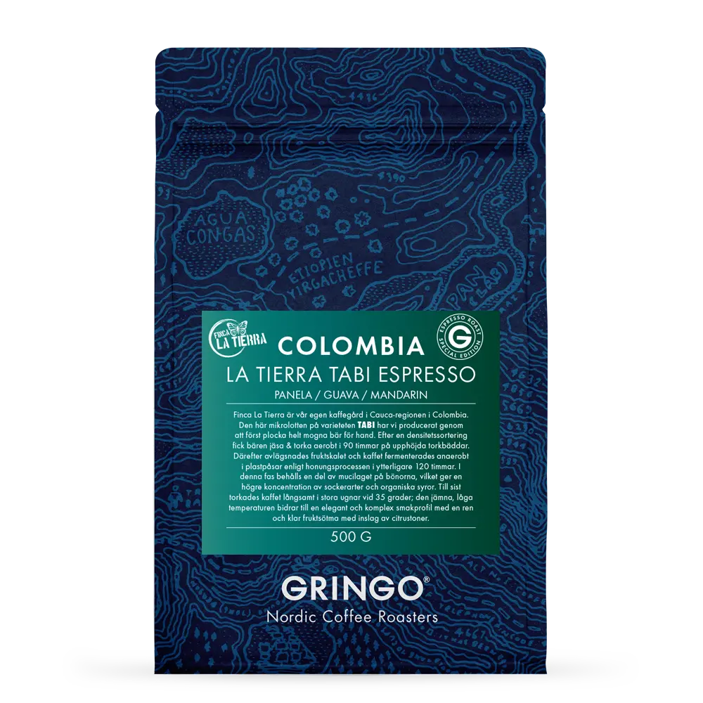 Colombia La Tierra Tabi Espresso packshot