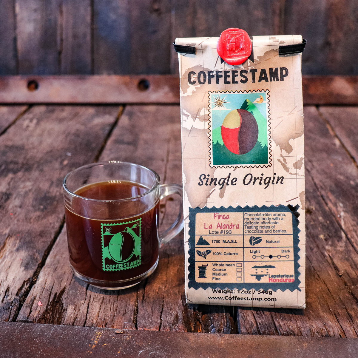 Honduras Finca La Alondra Natural process packshot