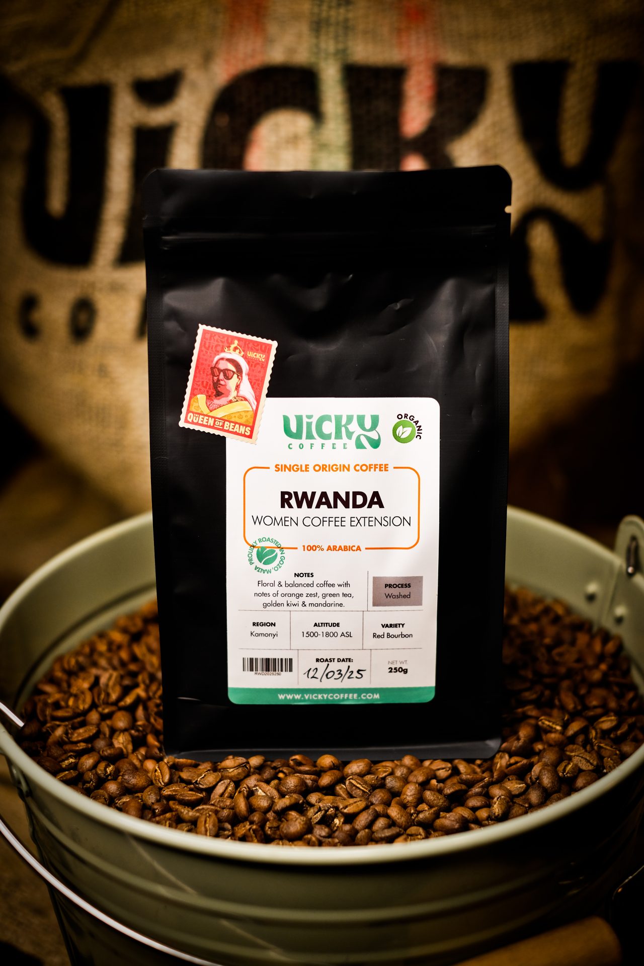 Woman Coffee Extension, Rwanda packshot
