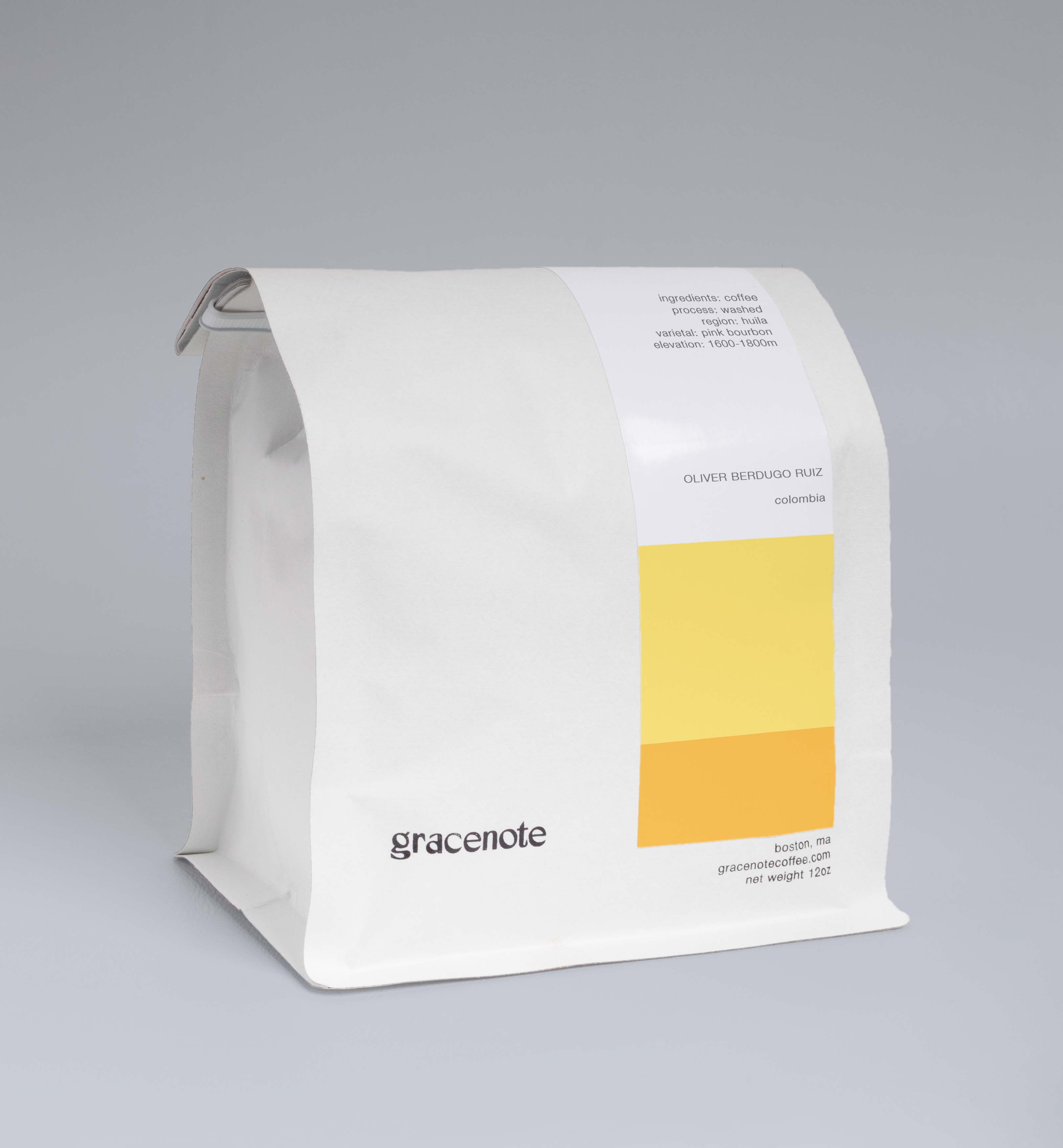 Colombia Oliver Berdugo Ruiz - Pink Bourbon micro-lot packshot