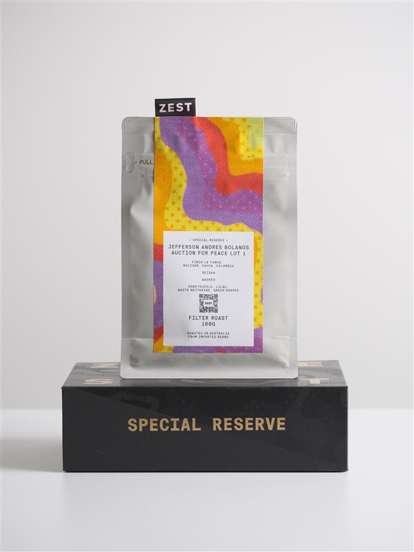 Colombia Jefferson Andres Bolanos Auction For Peace Lot 1 packshot